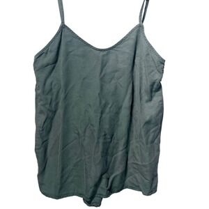 Wishlist Apparel Cami Top Tie Back‎ Sleeveless Tencel Green Size S